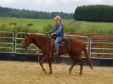 Zuzana Dobešová se svým koníkem