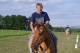 Petr a Joe na jízdárně - červenec 2012 Petr a Joe na jízdárně - červenec 2012